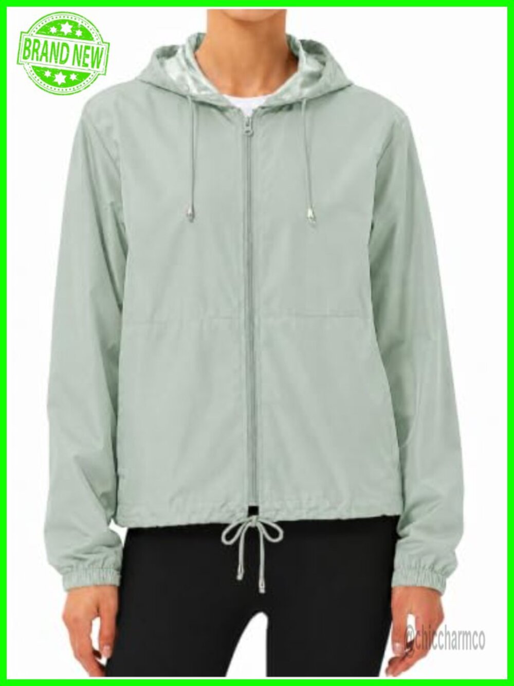 Uposiut Womens Windbreaker Rain Jacket Waterproof Packable Hooded Raincoat